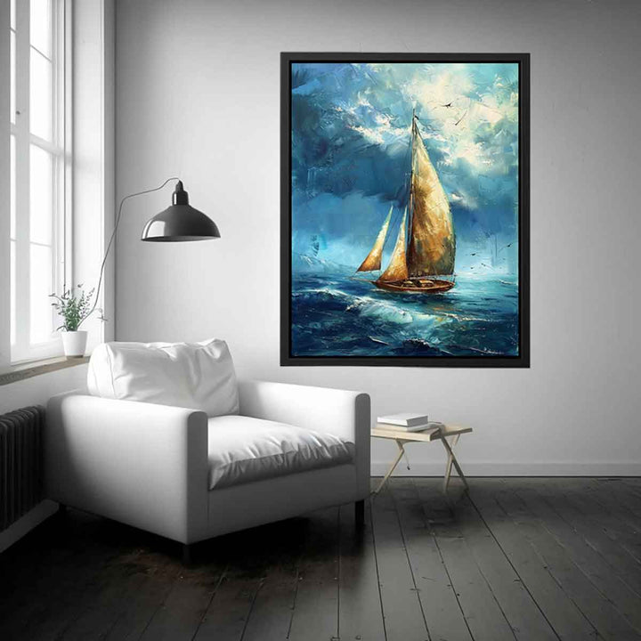 Sailing Boat  Painting Art Print