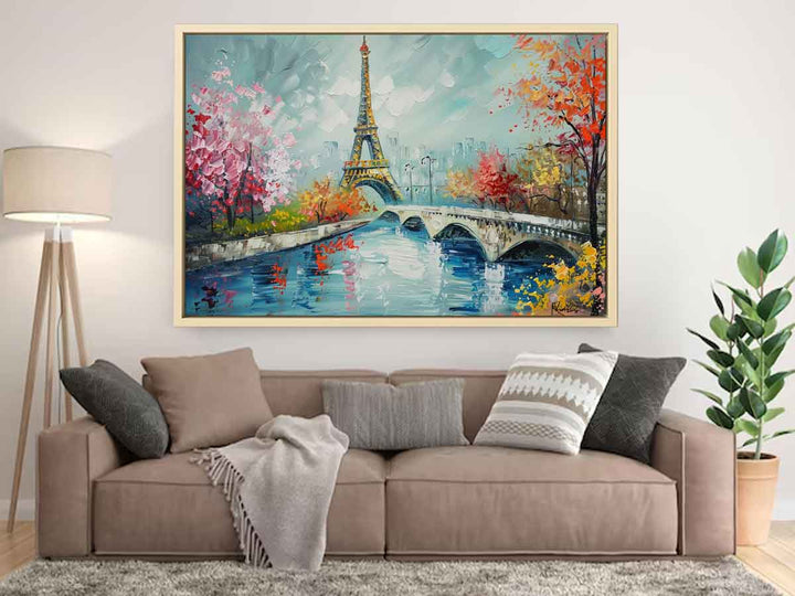 Eiffel Tower Painting Art Print