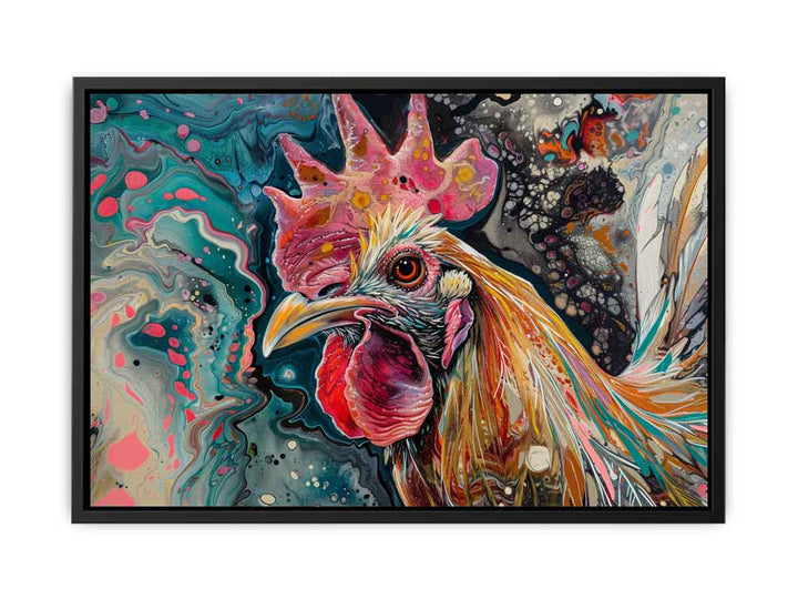 Chicken Original Art Painting