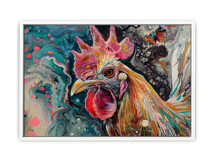 Chicken Original Art Painting