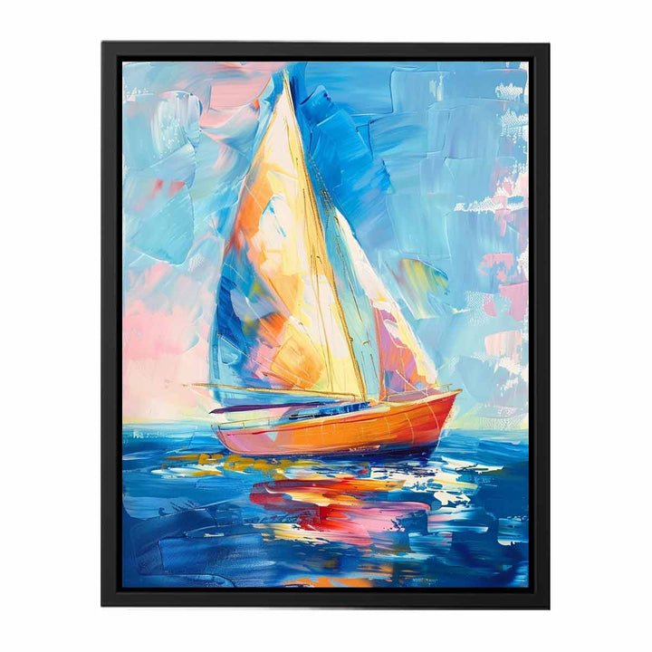 Sailing Boat Painting