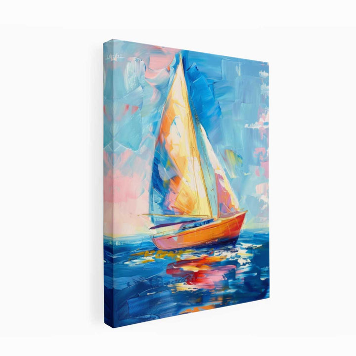 Sailing Boat  Painting canvas Print