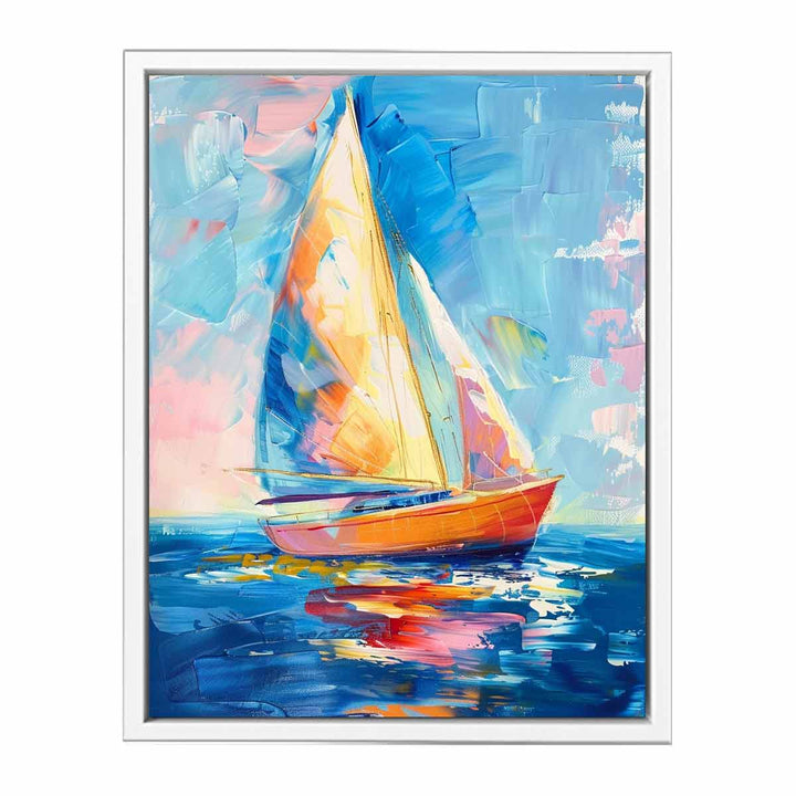 Sailing Boat Painting