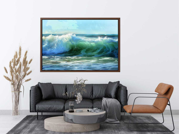 Waves canvas Print