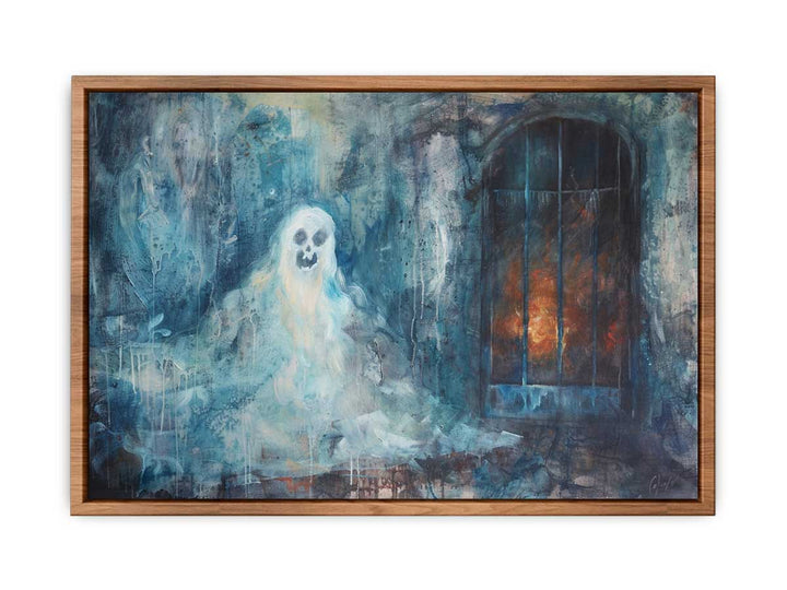 Ghostly  framed Print