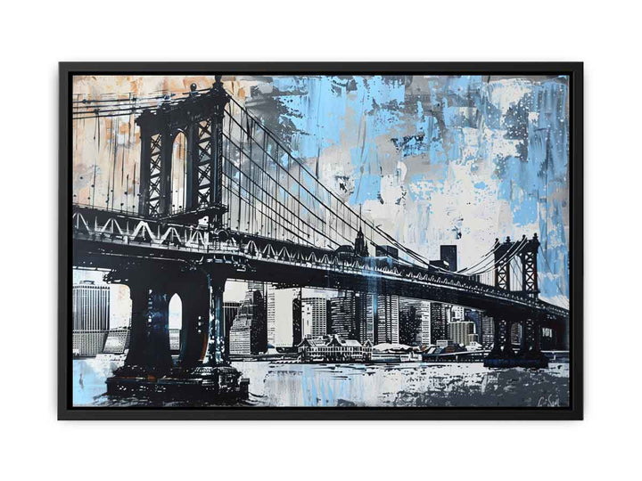 New York Bridge Painting