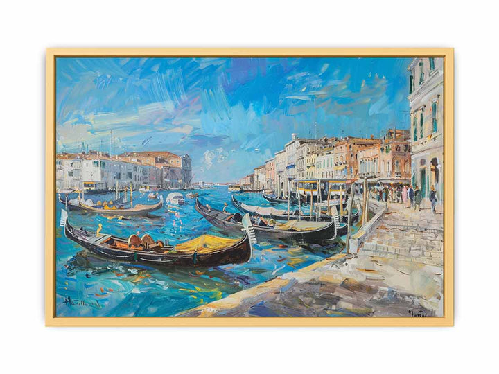 Knife-Sea-Art-Boat-Painting  Poster