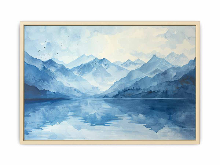 Blue Mountian  Framed Print