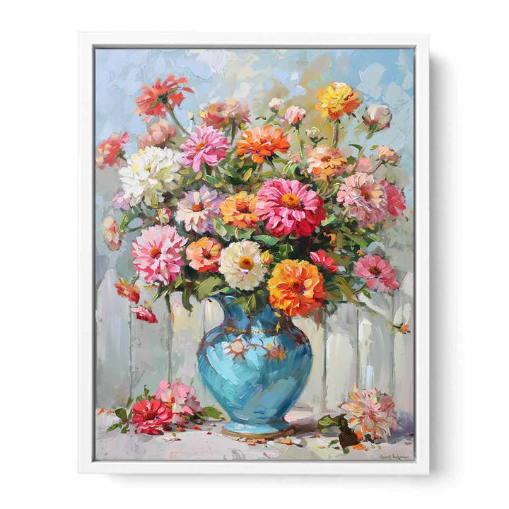 Vase Of Flowers Canvas Print