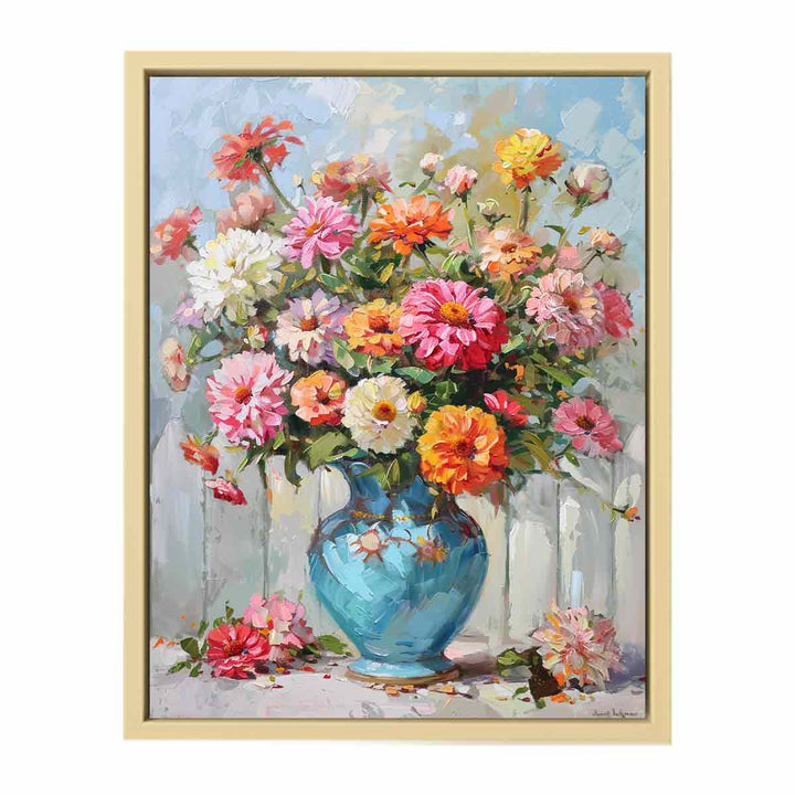 Vase Of Flowers Framed Print