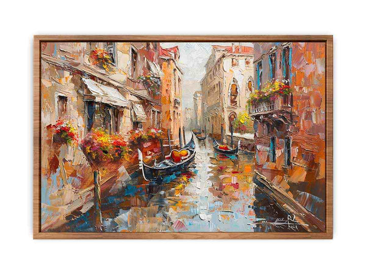 Venice Canal Gondola Ride  Painting