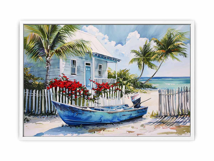 Beach House Canvas Print