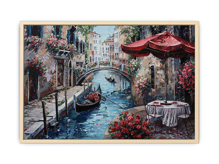 Venice  Gondola Framed Print