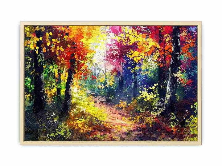 Forest Path Framed Print