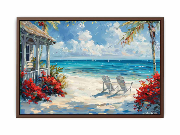 Island Cottage  Art Print