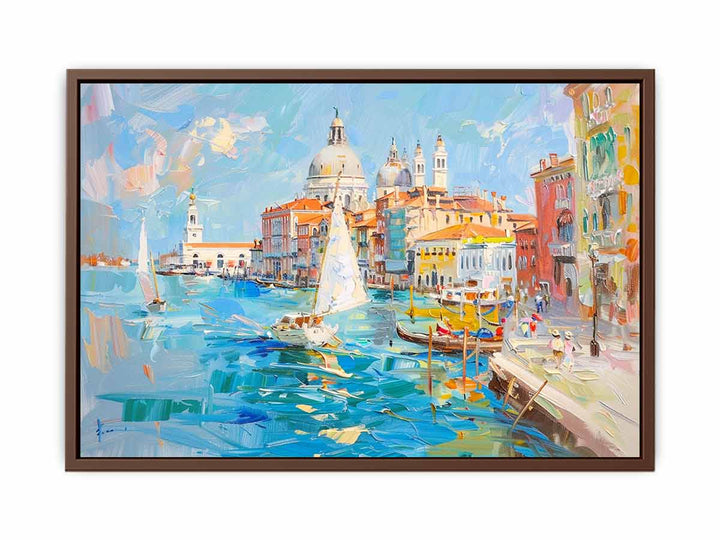 Venice Waterfront  Art Print