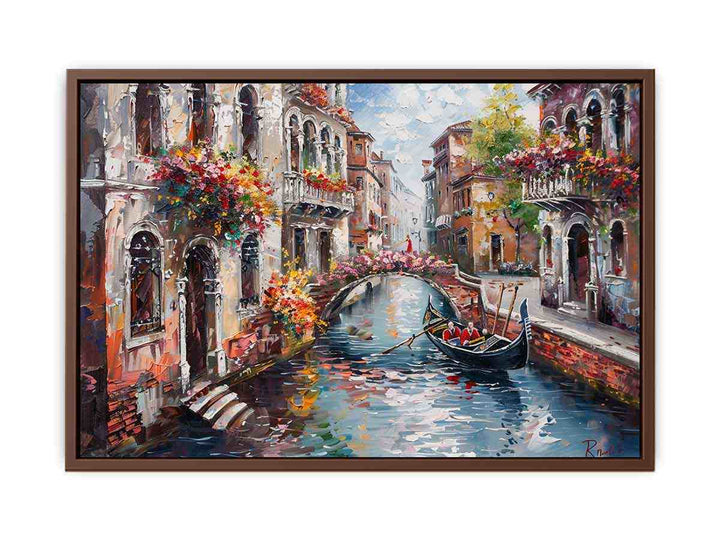 Venice Canal Gondola Ride  Art Print