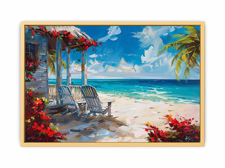 Island Cottage  Poster