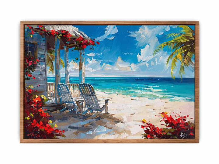 Island Cottage  Painting