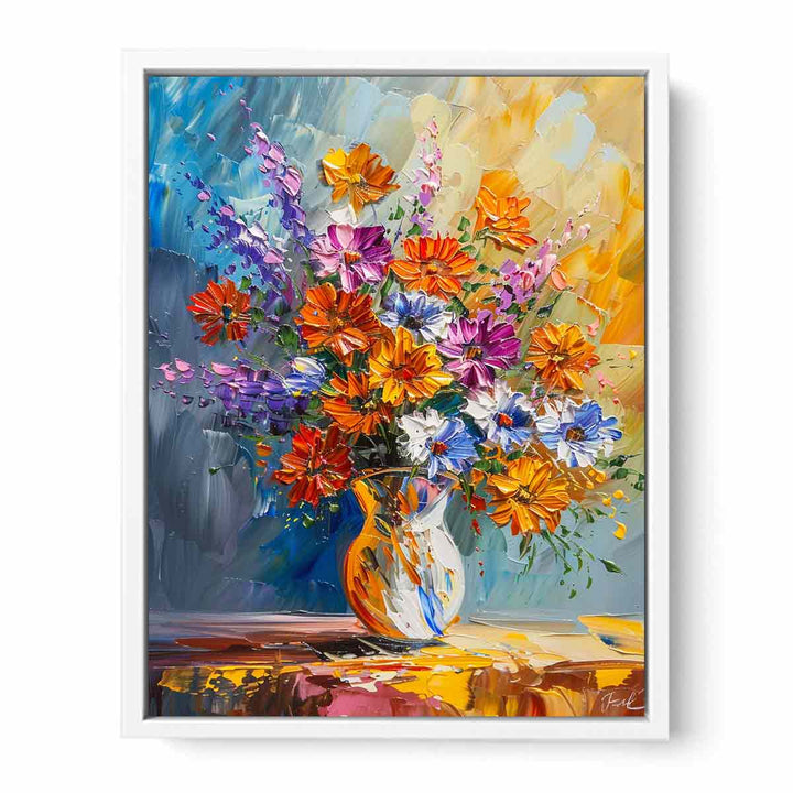 Vase Of Flowers Canvas Print