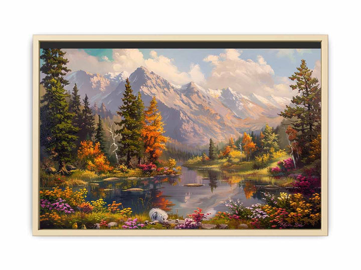 Autumn Landscape Framed Print