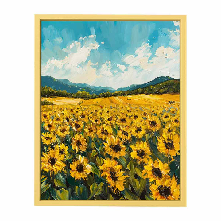 Sunflower Field  Poster