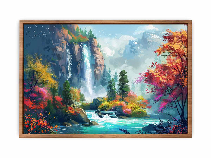 Waterfall  Painting