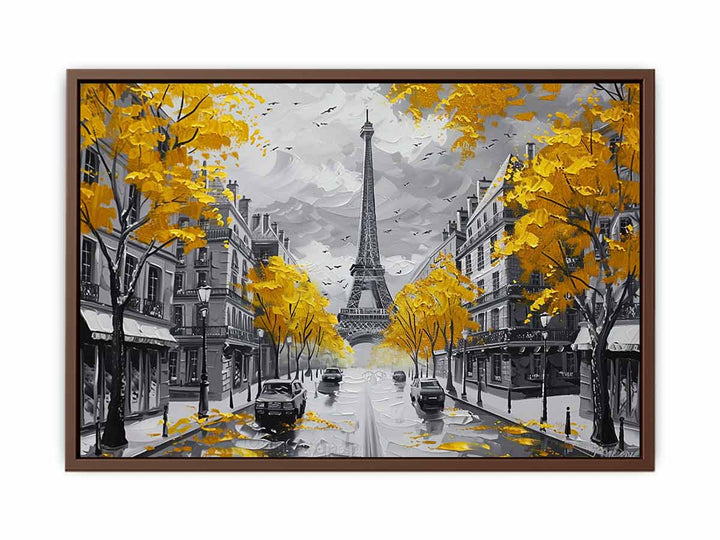 Eiffel Tower Paris Street  Art Print