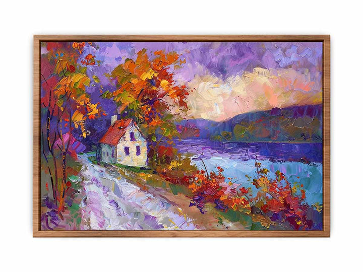 Autumn House  Painting