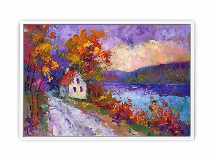 Autumn House Canvas Print