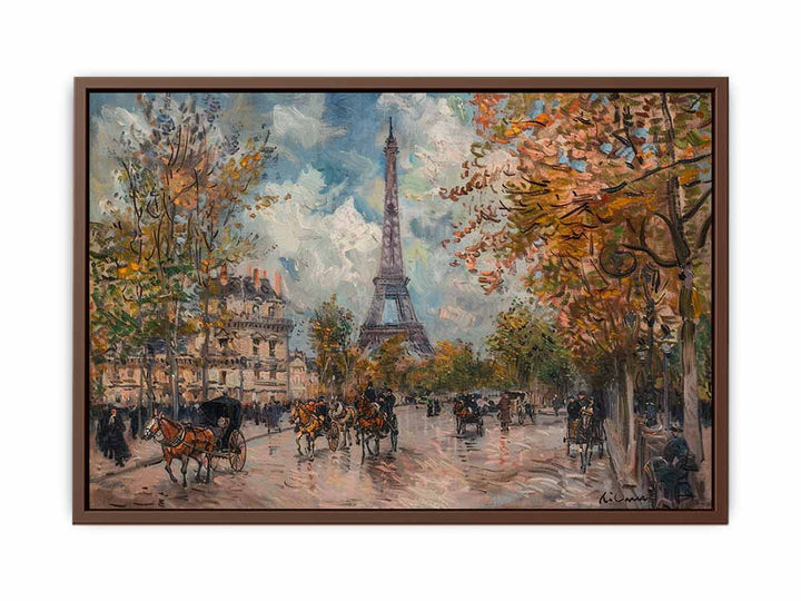 Vintage Eiffel Tower  Art Print