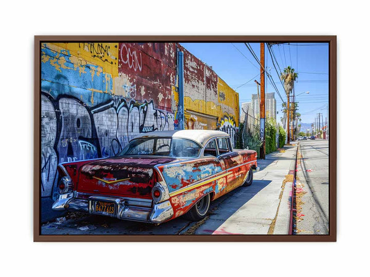 Graffiti Car  Art Print