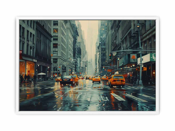 New York Street Canvas Print