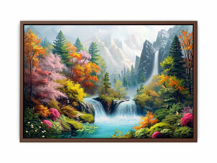 Beatifull  Waterfall  Art Print