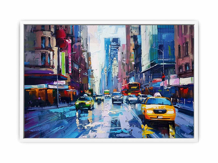 Sydney Street Painting Canvas Print