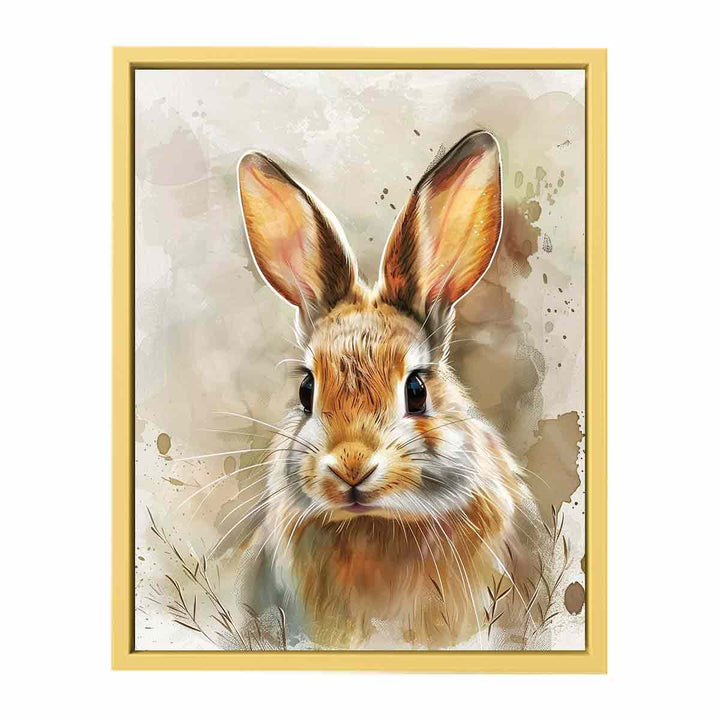 Rabbit Painting  Poster