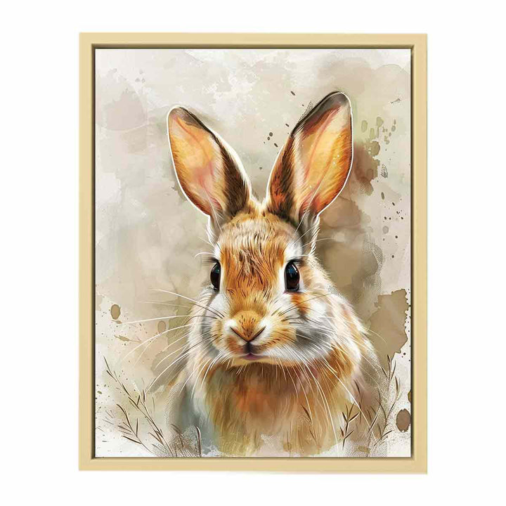 Rabbit Painting Framed Print