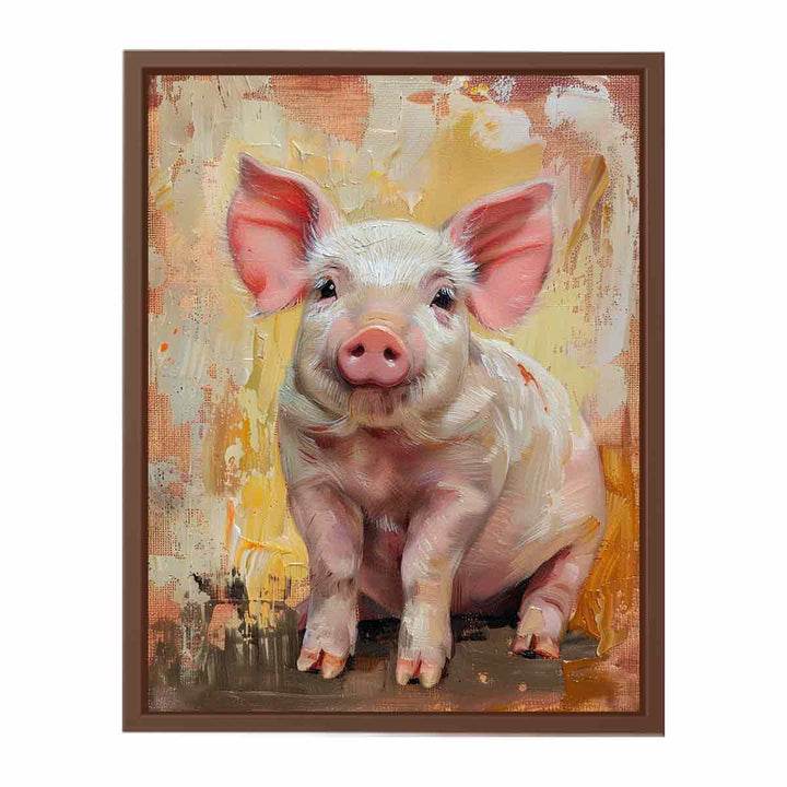 Pig Painting  Art Print