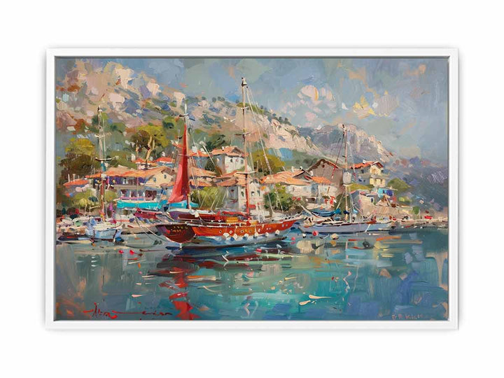 Yachts  Canvas Print