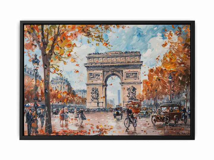  Arc De Triomphe  Paris Painting 