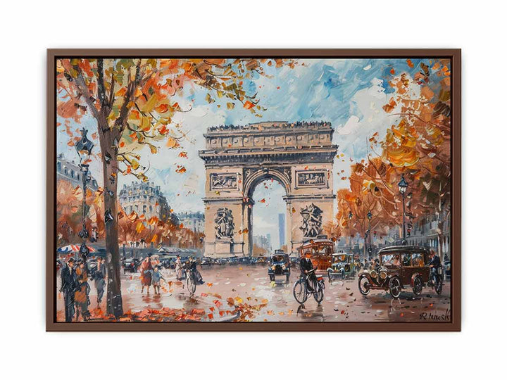  Arc De Triomphe  Paris Painting  Art Print