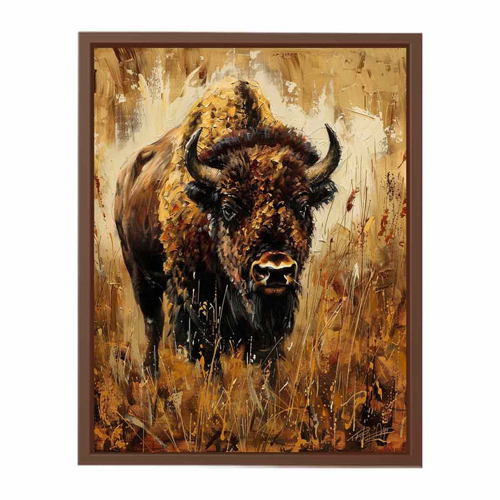 Bison Painting  Art Print