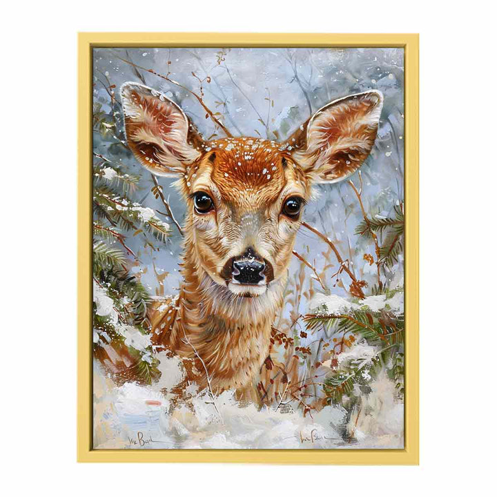 Deer Painting  Poster