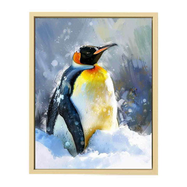 Penguin Painting Framed Print