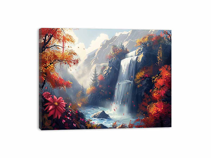 Autumn Waterfall 