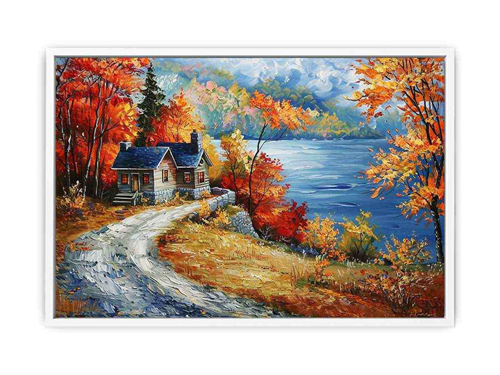 Autumn Road Canvas Print