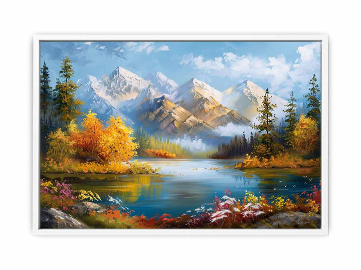 Forest Lake Canvas Print