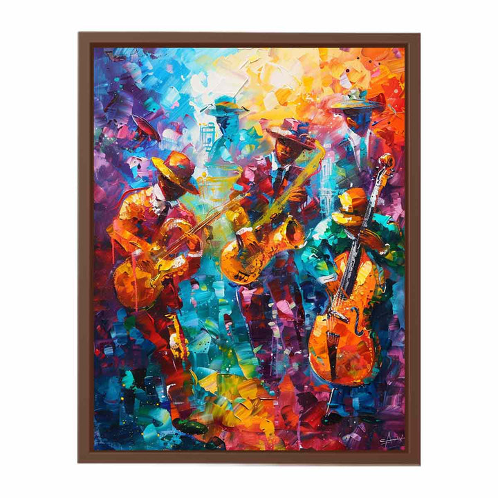 Music ViolIn Painting  Art Print