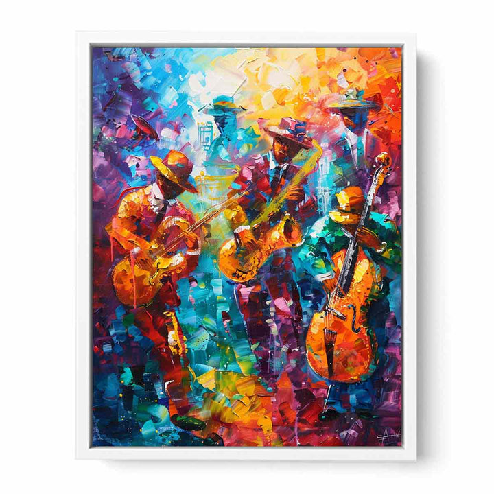 Music ViolIn Painting Canvas Print