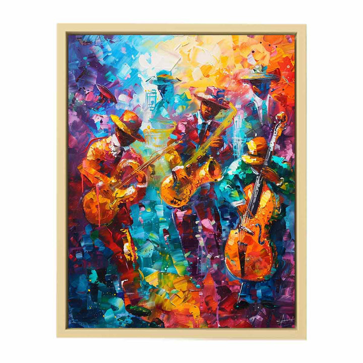 Music ViolIn Painting Framed Print